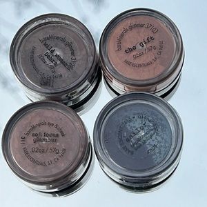 BAREMINERALS EYESHADOWS AND GLIMMERS, NEW, FACTORY SEALED